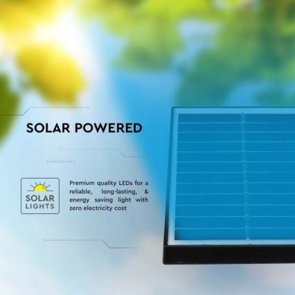 SET 3x Lámpara solar LED para exteriores 3xLED/1,2W/3,7V IP65 3000K 4000 mAh