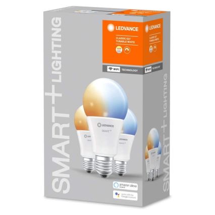 SET 3x LED Bombilla regulable SMART+ E27/14W/230V 2700K-6500K Wi-Fi - Ledvance