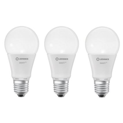 SET 3x LED Bombilla regulable SMART+ E27/14W/230V 2700K Wi-Fi - Ledvance