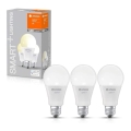 SET 3x LED Bombilla regulable SMART+ E27/14W/230V 2700K Wi-Fi - Ledvance