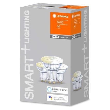 SET 3x LED Bombilla regulable SMART+ GU10/5W/230V 2700K Wi-Fi - Ledvance