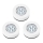 SET 3x LED Luz de orientación táctil 1xLED/2W/4,5V blanco