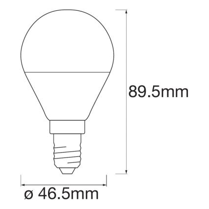 SET 3x LED RGBW Bombilla regulable SMART+ E14/5W/230V 2700K-6500K Wi-Fi - Ledvance