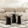 SET 3x Mesa auxiliar LUME diá. 28/33/43 cm negro