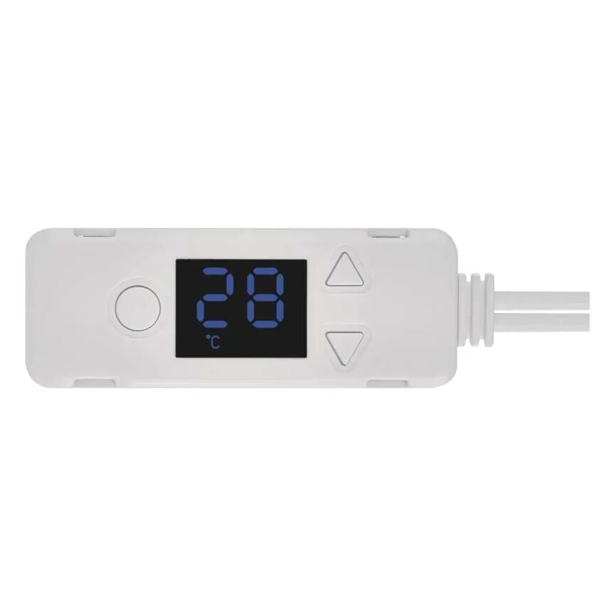 SET 3x Ventilador de radiador 5/230V blanco