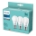 SET 3xLED Bombilla Philips A60 E27/8W/230V 4000K