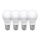 SET 4x Bombilla LED ECOLINE A60 E27/10W/230V 4000K - Brilagi