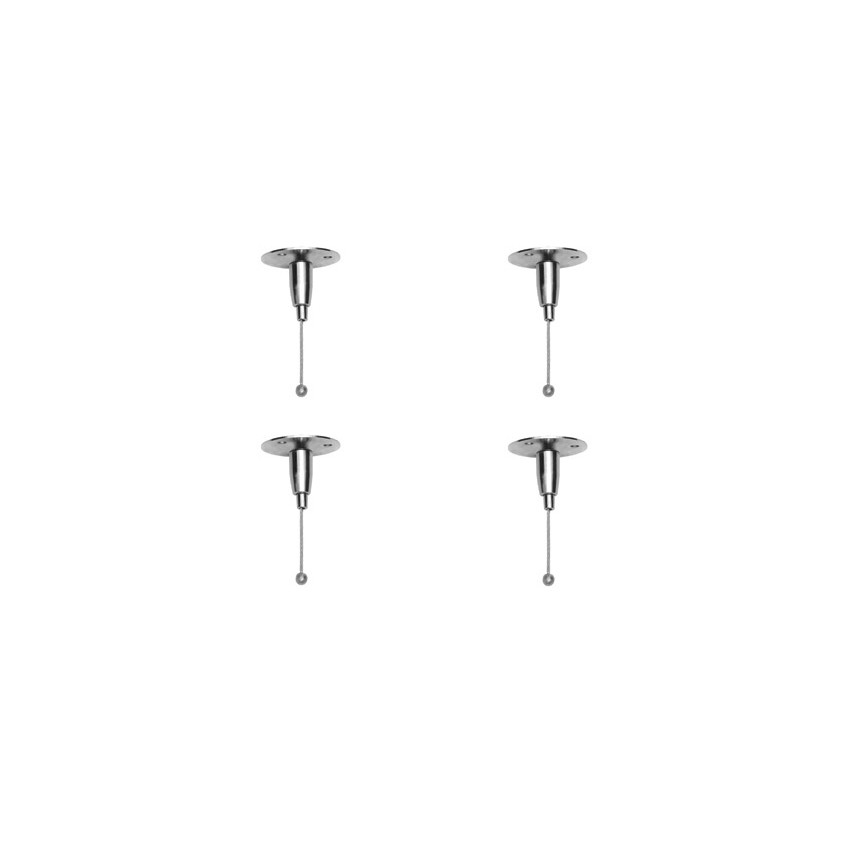 SET 4x Cable de suspensión para instalación de paneles LED ZEUS 100 cm