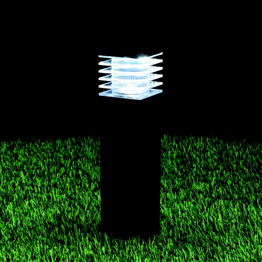 SET 4x Lámpara solar LED LED/0,06W/1,2V 1xAAA 6000K IP44 100 mAh