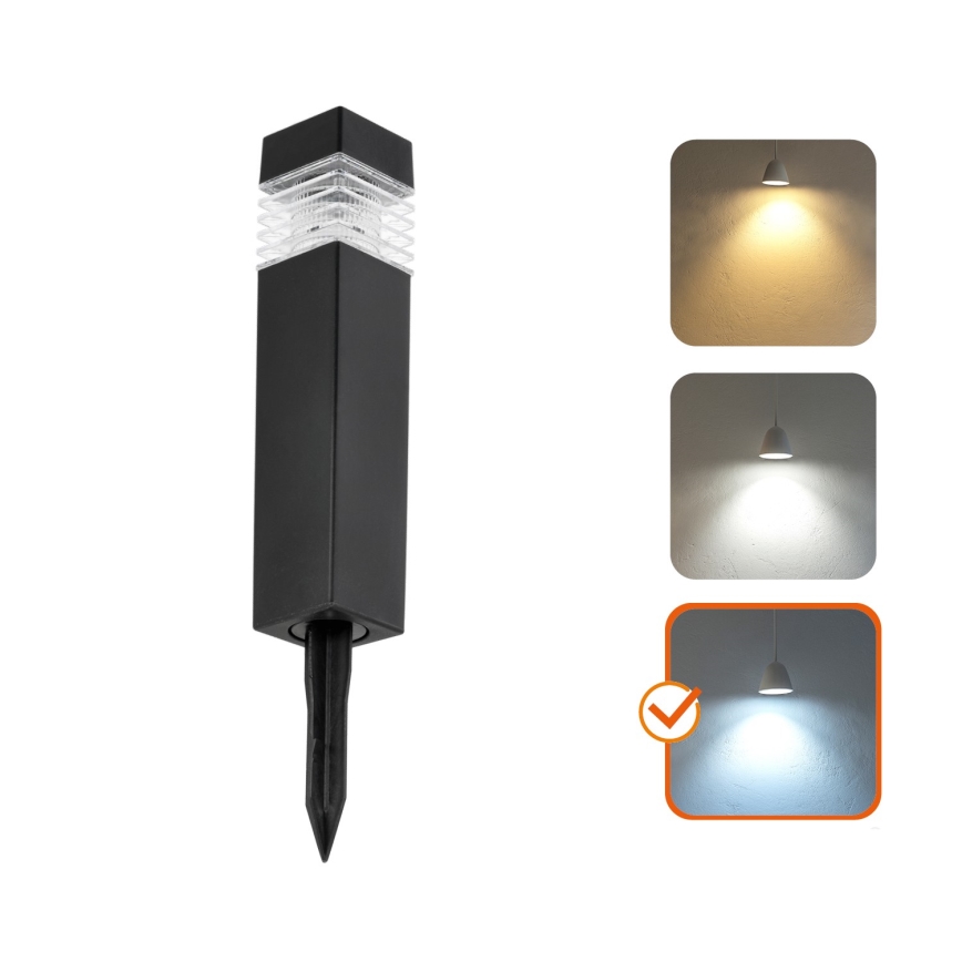 SET 4x Lámpara solar LED LED/0,06W/1,2V 1xAAA 6000K IP44 100 mAh