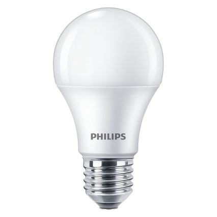 SET 4x LED Bombilla Philips A60 E27/10,5W/230V 2700K