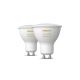 SET 4x Bombilla LED regulable Philips Hue WHITE AMBIANCE GU10/5W/230V 2200-6500K