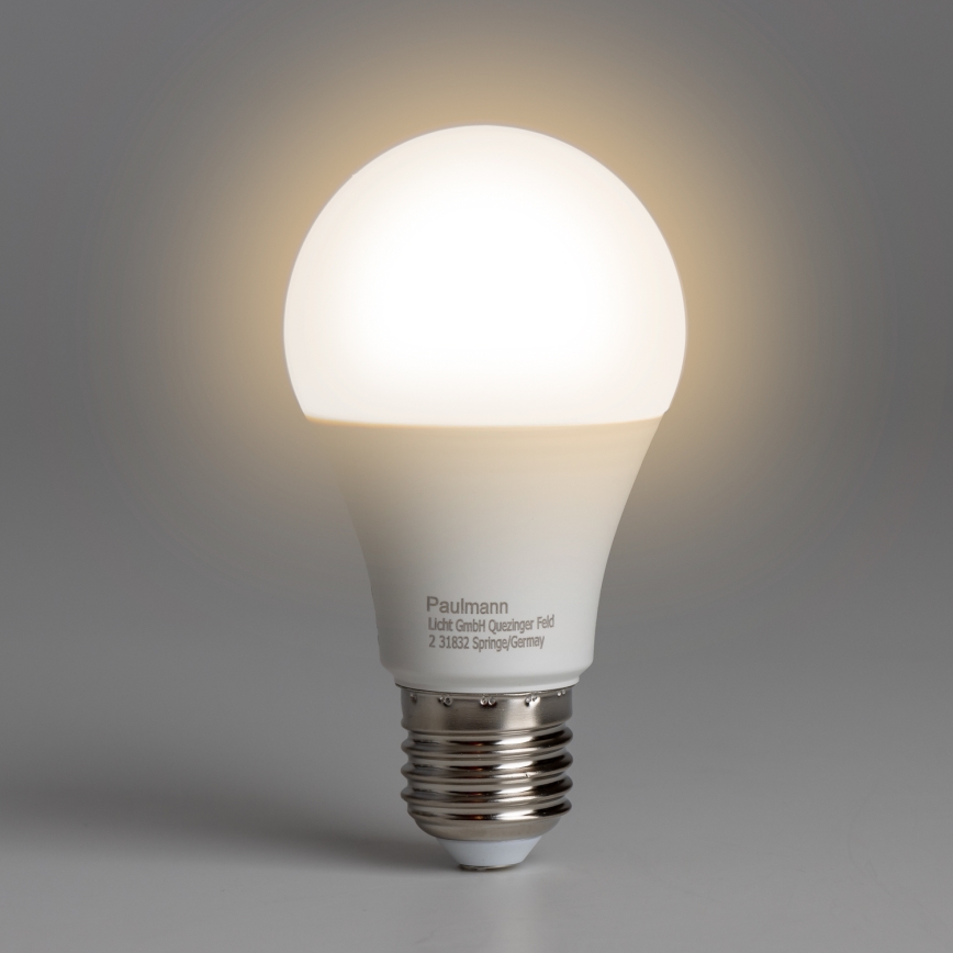 SET 5x Bombilla LED A60 E27/9W/230V 2700K - Paulmann 28780