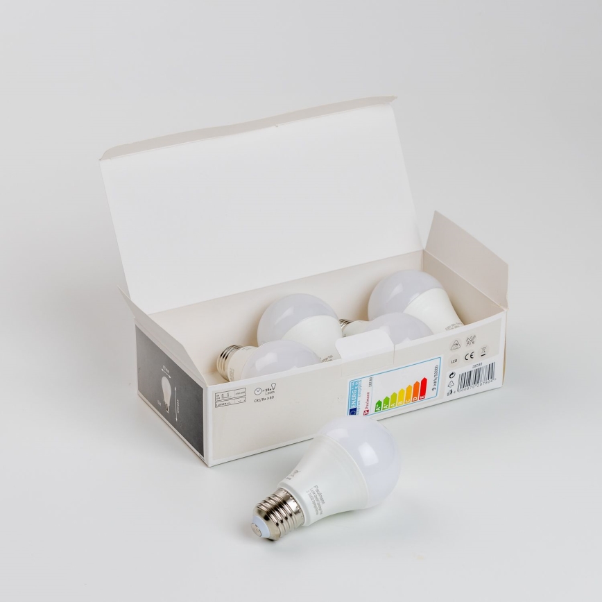 SET 5x Bombilla LED A60 E27/9W/230V 2700K - Paulmann 28780