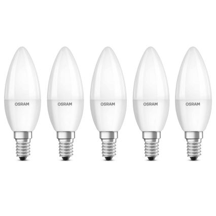 SET 5x Bombilla LED BASE B40 E14/4,9W/230V 2700K - Osram
