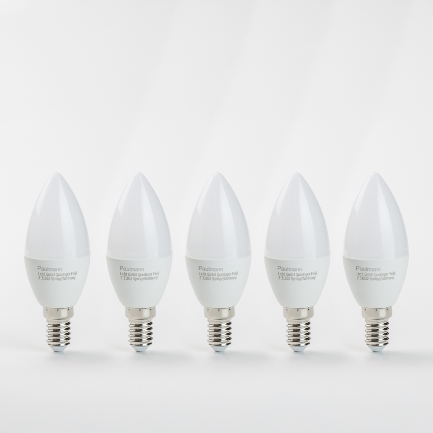 SET 5x Bombilla LED E14/5,5W/230V 2700K - Paulmann 28782