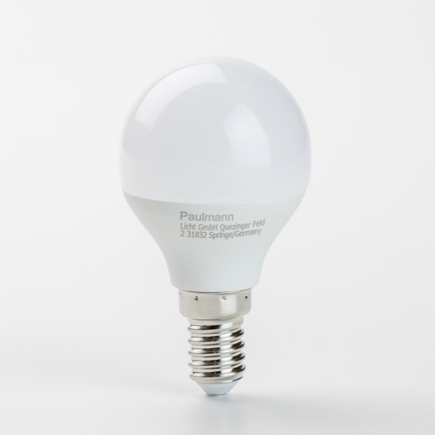 SET 5x Bombilla LED P45 E14/5,5W/230V 2700K - Paulmann 28783