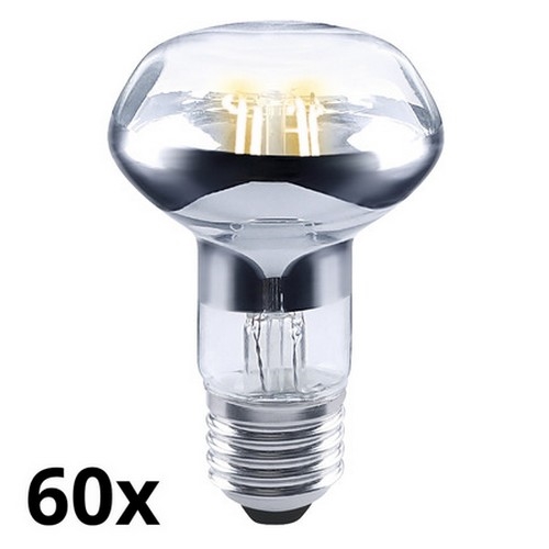 SET 60x Bombilla reflectora LED R63 E27/7W/230V 2700K