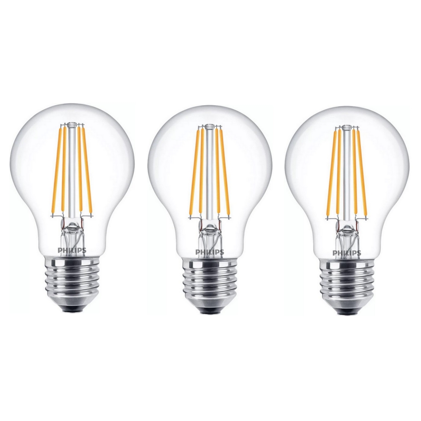 SET 6x Bombilla LED VINTAGE Philips E27/7W/230V 2700K