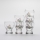Set 6x copas de licor transparente - motivo floral n.º 3