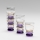 Set 6x Vaso de chupito transparente morada
