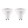 SET de 2x bombillas LED PAR16 GU10/4,7W/230V 2700K - Attralux