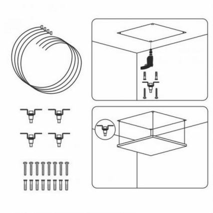 Set de cables de suspensión