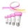 SET - Tira LED RGBW regulable Philips Hue WHITE AND COLOR AMBIANCE 2m LED/20W/230V + 4x Bombilla regulable Philips A60 E27/6,5W/230V 2000-6500K