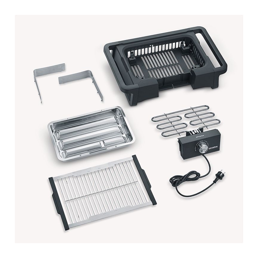 Severin PG 8123  - Parrilla eléctrica de mesa 2300W/230V