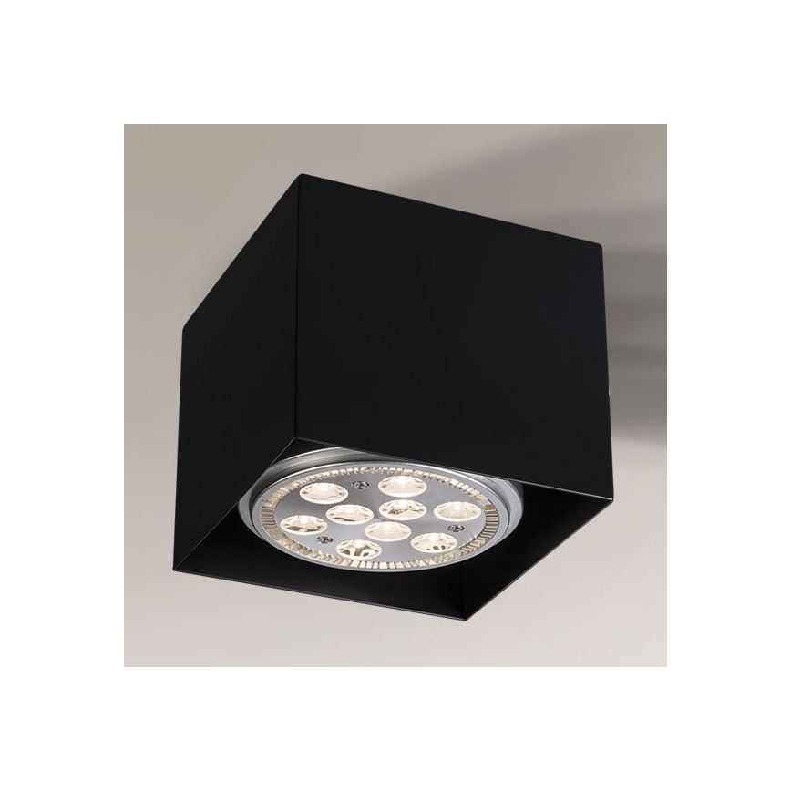 Shilo - Foco 1xGU10/15W/230V negro