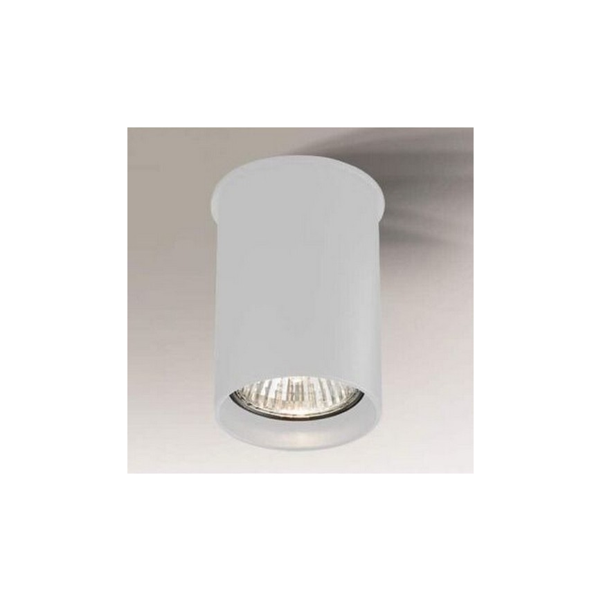 Shilo - Plafón 1xGU10/15W/230V 9 cm blanco