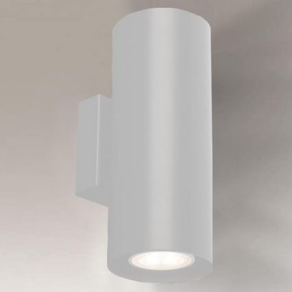 Shilo - Aplique 2xGU10/15W/230V blanco