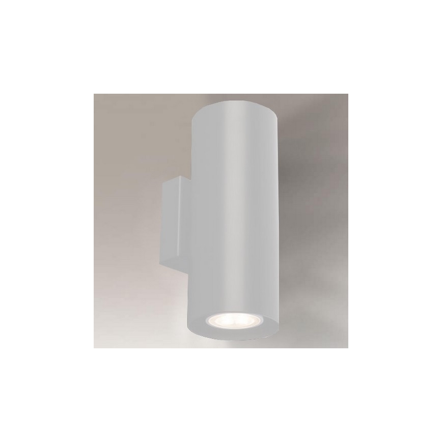 Shilo - Aplique 2xGU10/15W/230V blanco