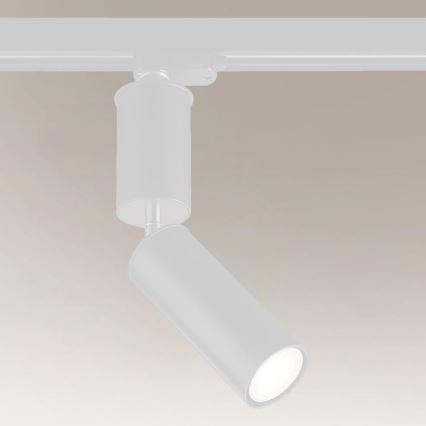 Shilo - Foco para sistema de rieles 1xGU10/15W/230V blanco