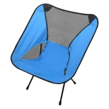 Silla de camping plegable azul 63 cm