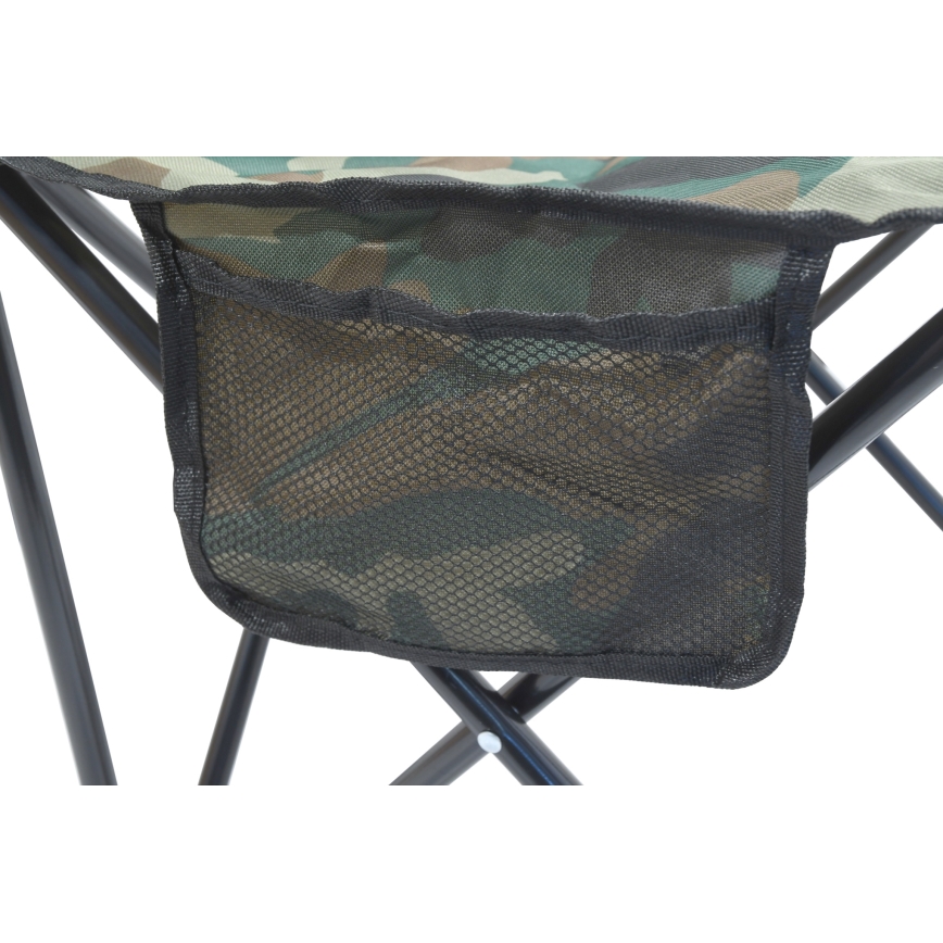 Silla de camping plegable camuflada