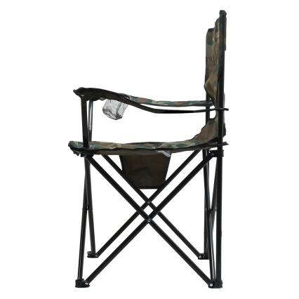 Silla de camping plegable camuflada