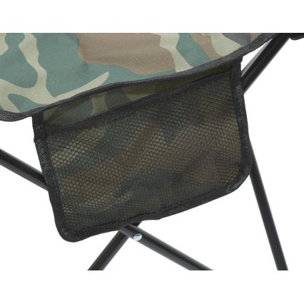 Silla de camping plegable camuflaje