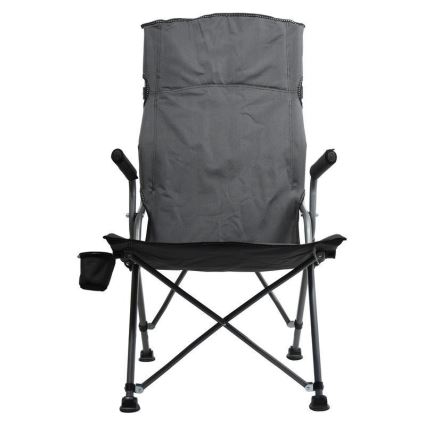 Silla de camping plegable gris