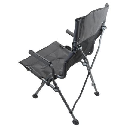 Silla de camping plegable gris