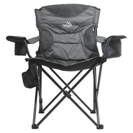 Silla de camping plegable gris