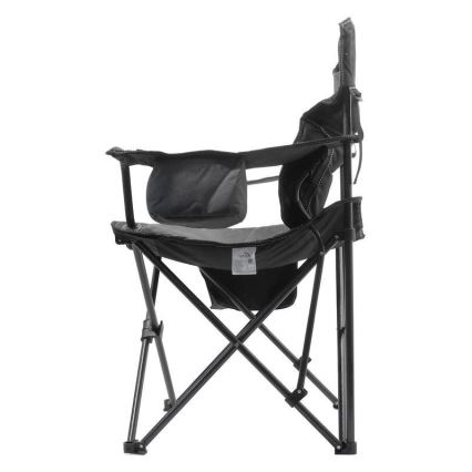 Silla de camping plegable gris