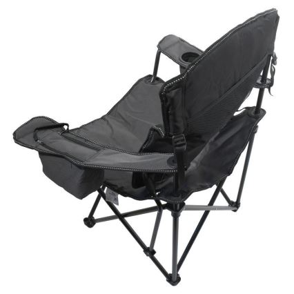 Silla de camping plegable gris