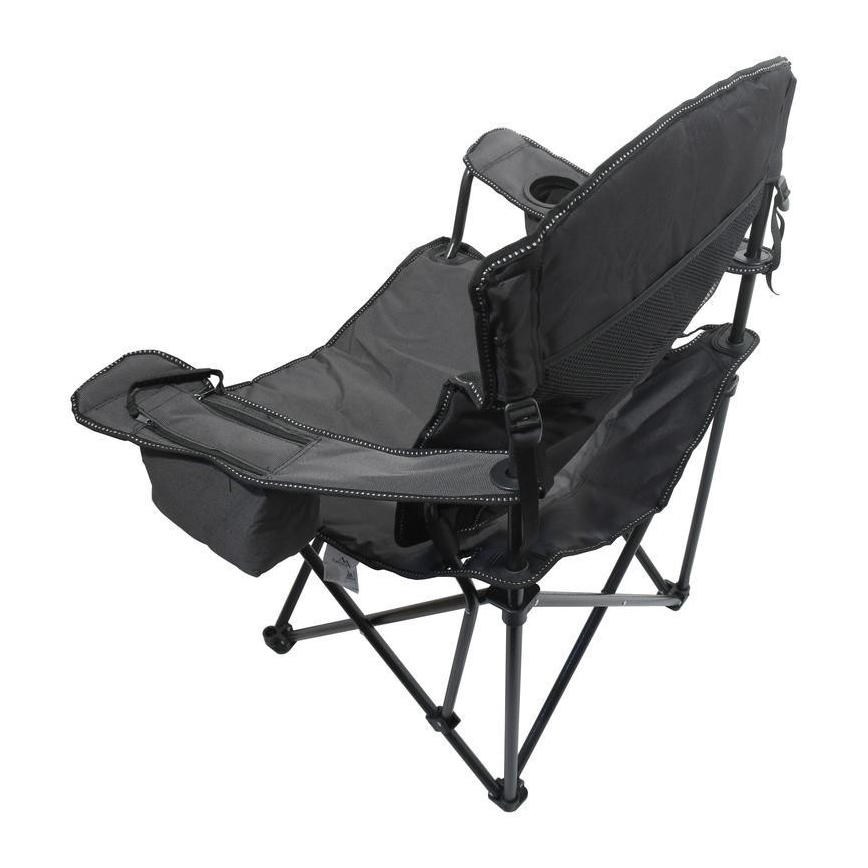 Silla de camping plegable gris