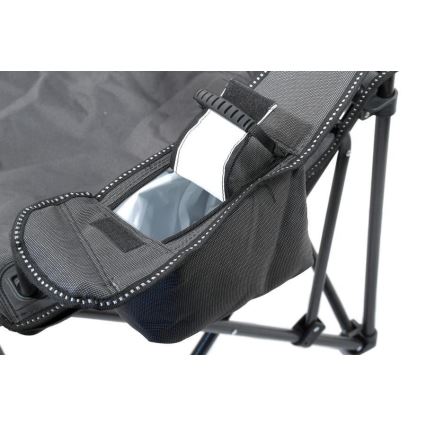 Silla de camping plegable gris