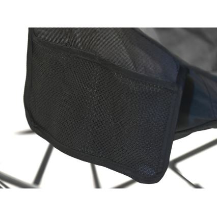 Silla de camping plegable gris