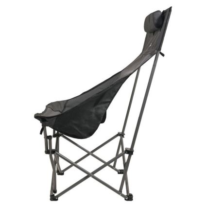 Silla de camping plegable gris