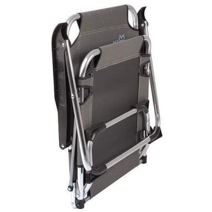 Silla de camping plegable gris