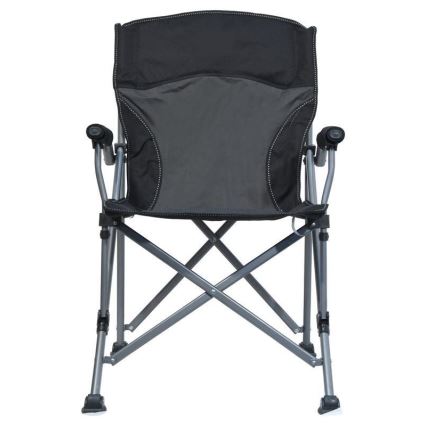 Silla de camping plegable negro