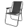 Silla de camping plegable negro